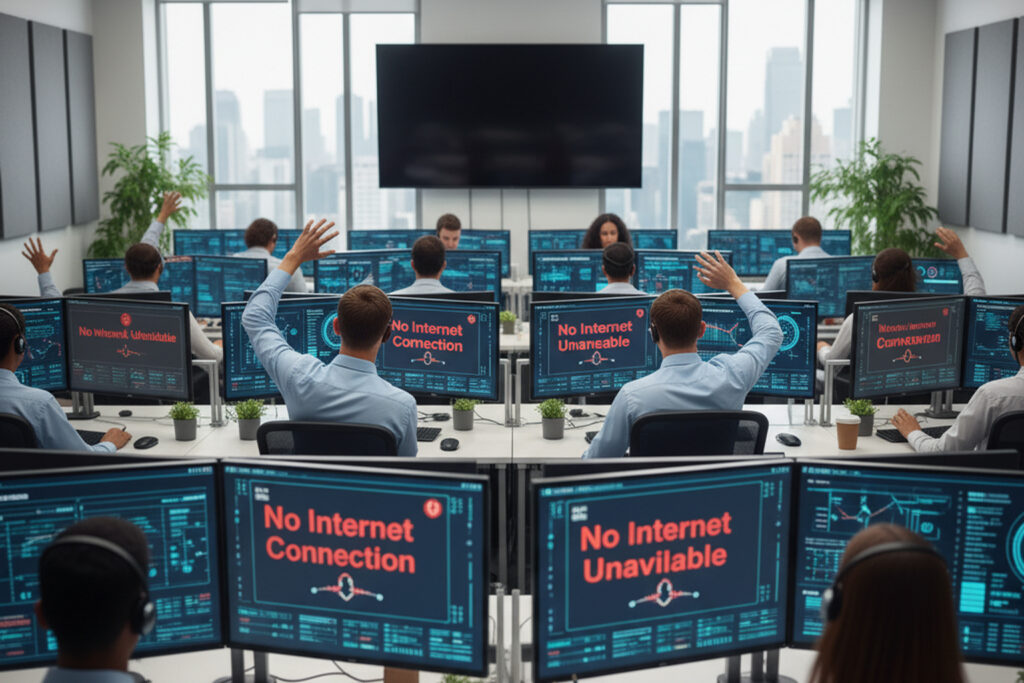 Lire la suite à propos de l’article Continuité des communications: éviter les coupures Internet en entreprise